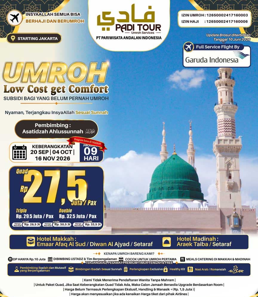 4 Oktober 2026 (Umroh LCC)