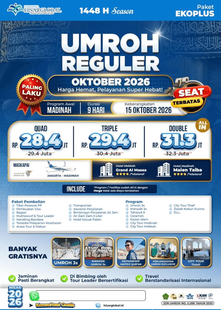 UMROH REGULER 15 OKT