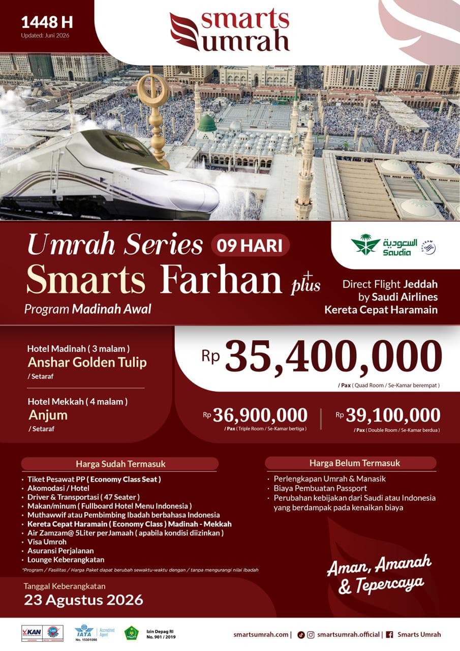 Smarts Farhan Plus 09Hr SV Jed