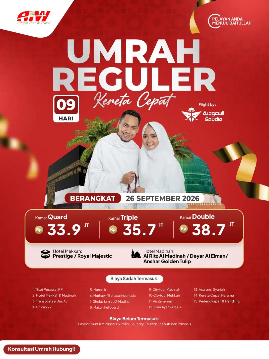 REGULER + KERETA CEPAT